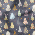 Whimsical Trees Dark Fabric