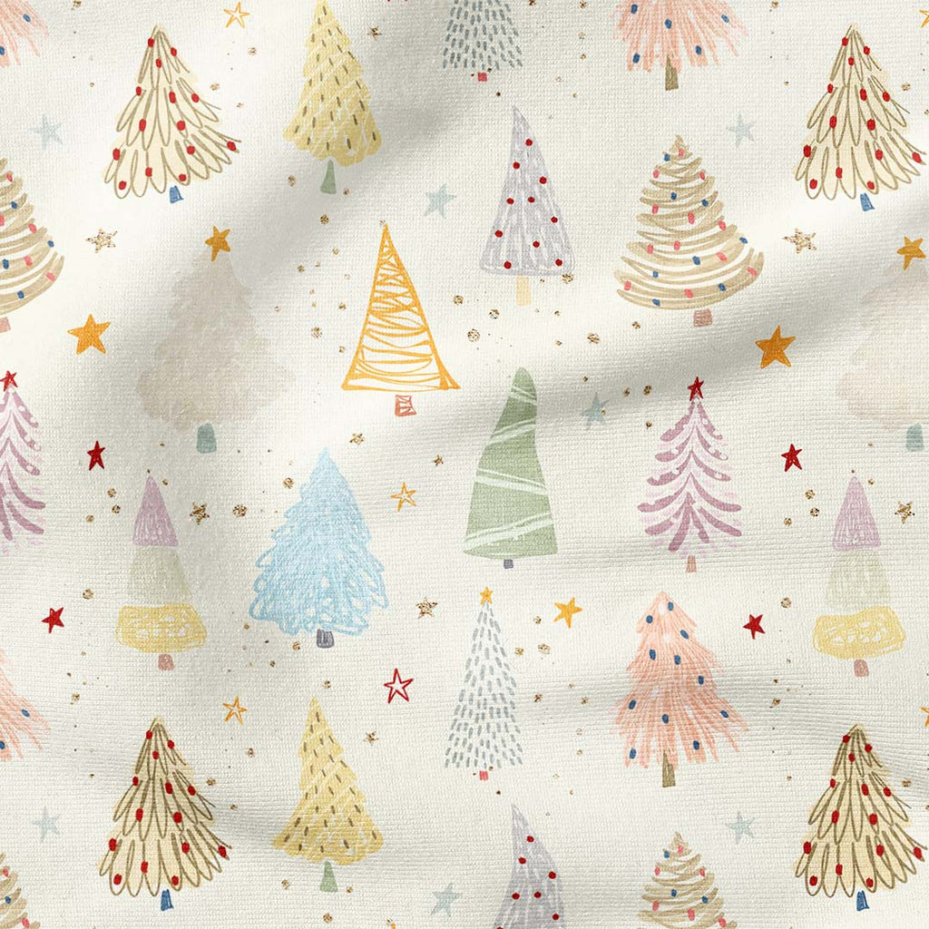 Whimsical Trees Light Fabric