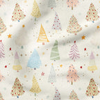 Whimsical Trees Light Fabric