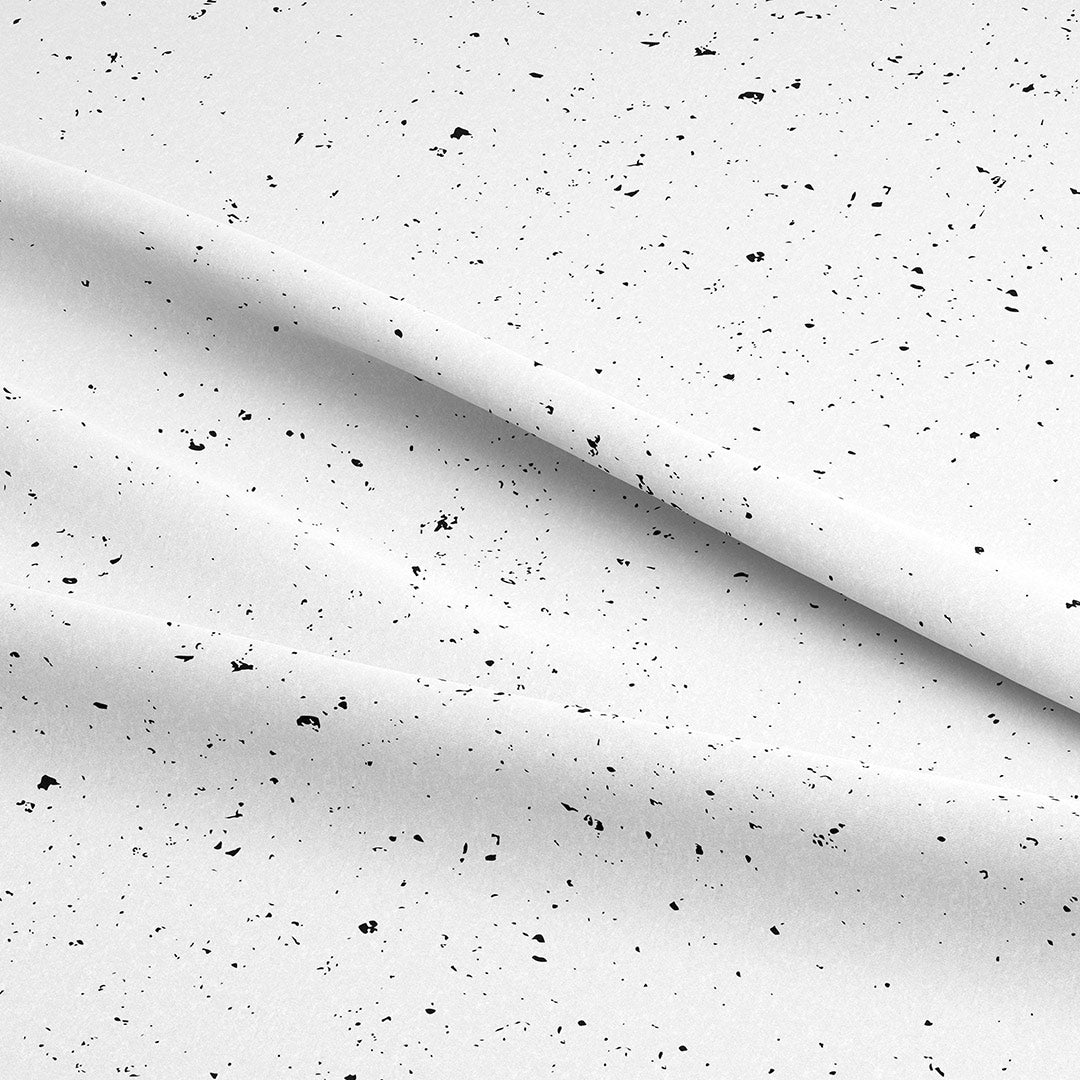 Dots on White Fabric