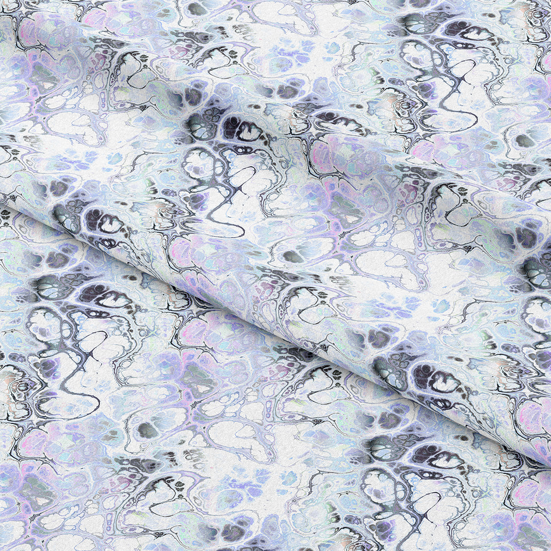 Silver Marble Fabric