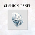 CUSHION Fabric Panel White Wolf