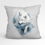CUSHION Fabric Panel White Wolf
