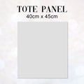 TOTE CO-ORD White Wolf Fabric Bag Panel