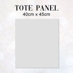 TOTE CO-ORD White Wolf Fabric Bag Panel