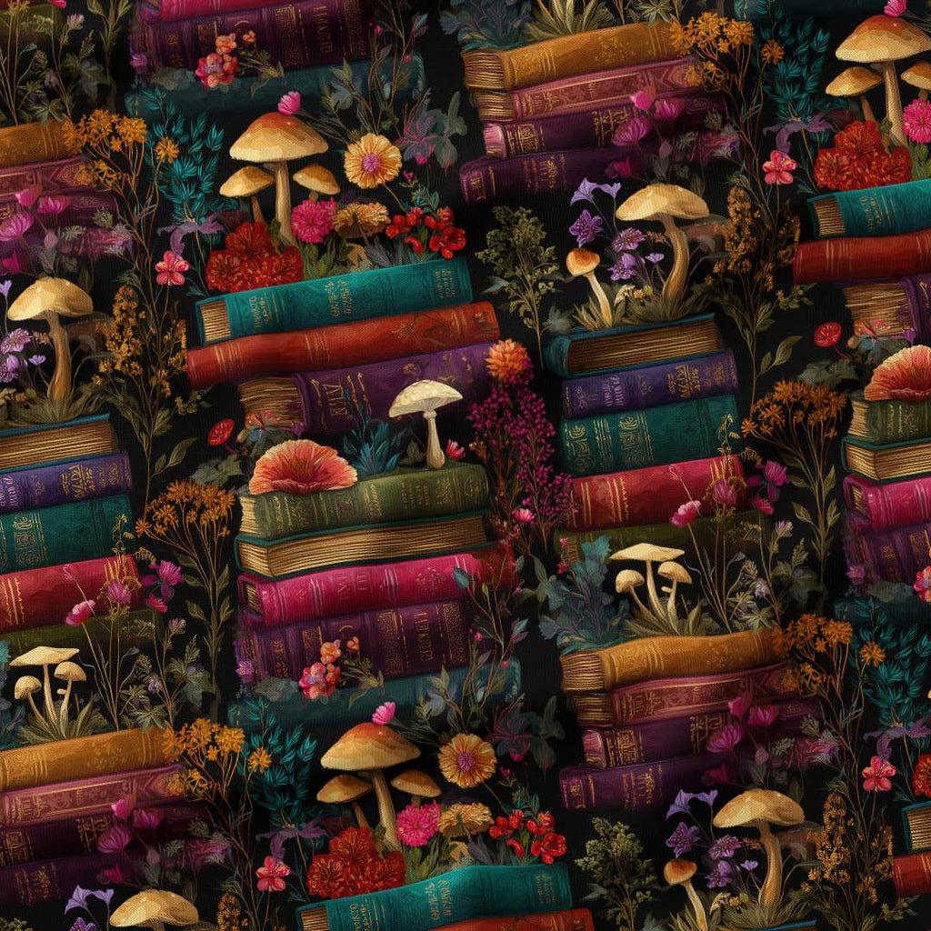 Wild Books Fabric