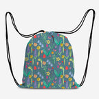 Wild Meadow Denim Fabric