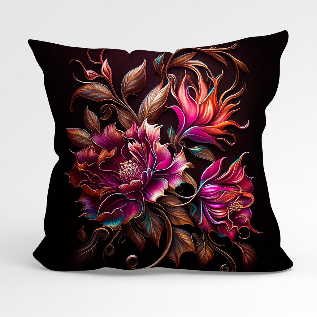 CUSHION Fabric Panel Wild Roses