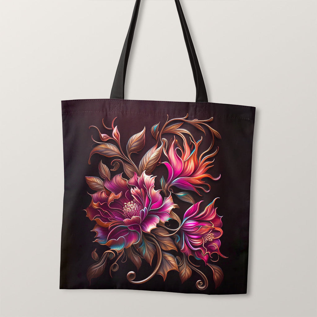 TOTE Wild Roses Fabric Bag Panel