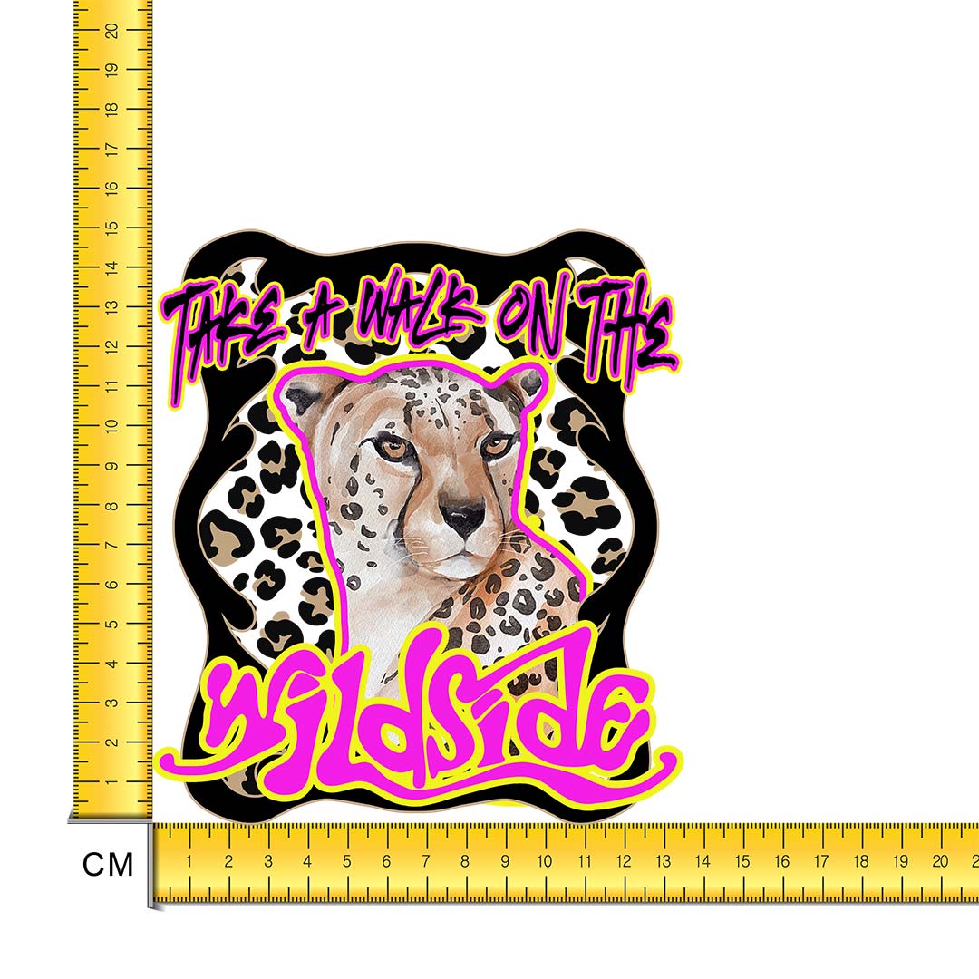 Take a Walk on the Wild Side Iron on Fabric Heat Transfer DTF-228