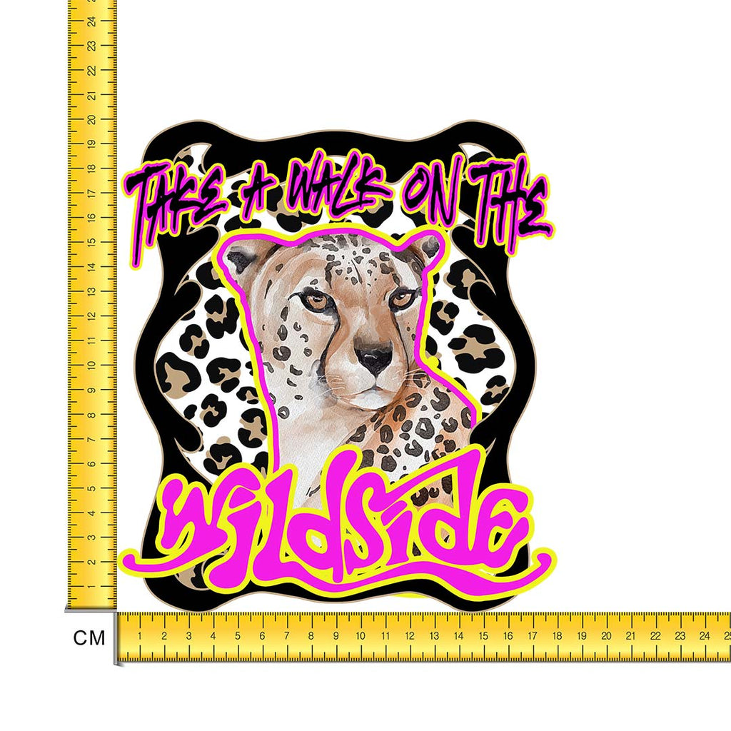 Take a Walk on the Wild Side Iron on Fabric Heat Transfer DTF-228