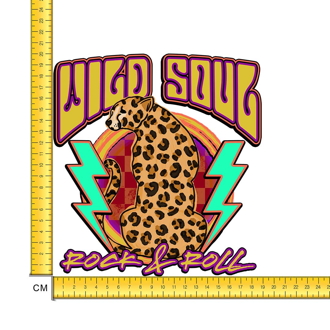Wild Soul Iron on Fabric Heat Transfer DTF-226