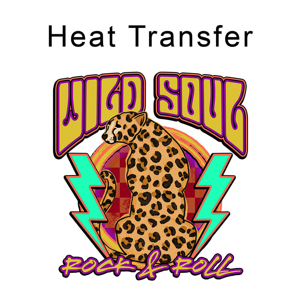 Wild Soul Iron on Fabric Heat Transfer DTF-226