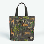 Wild Tropics Grey Fabric