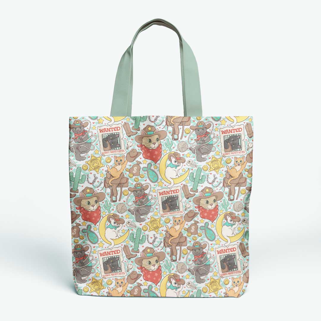 Wild West Cats Fabric