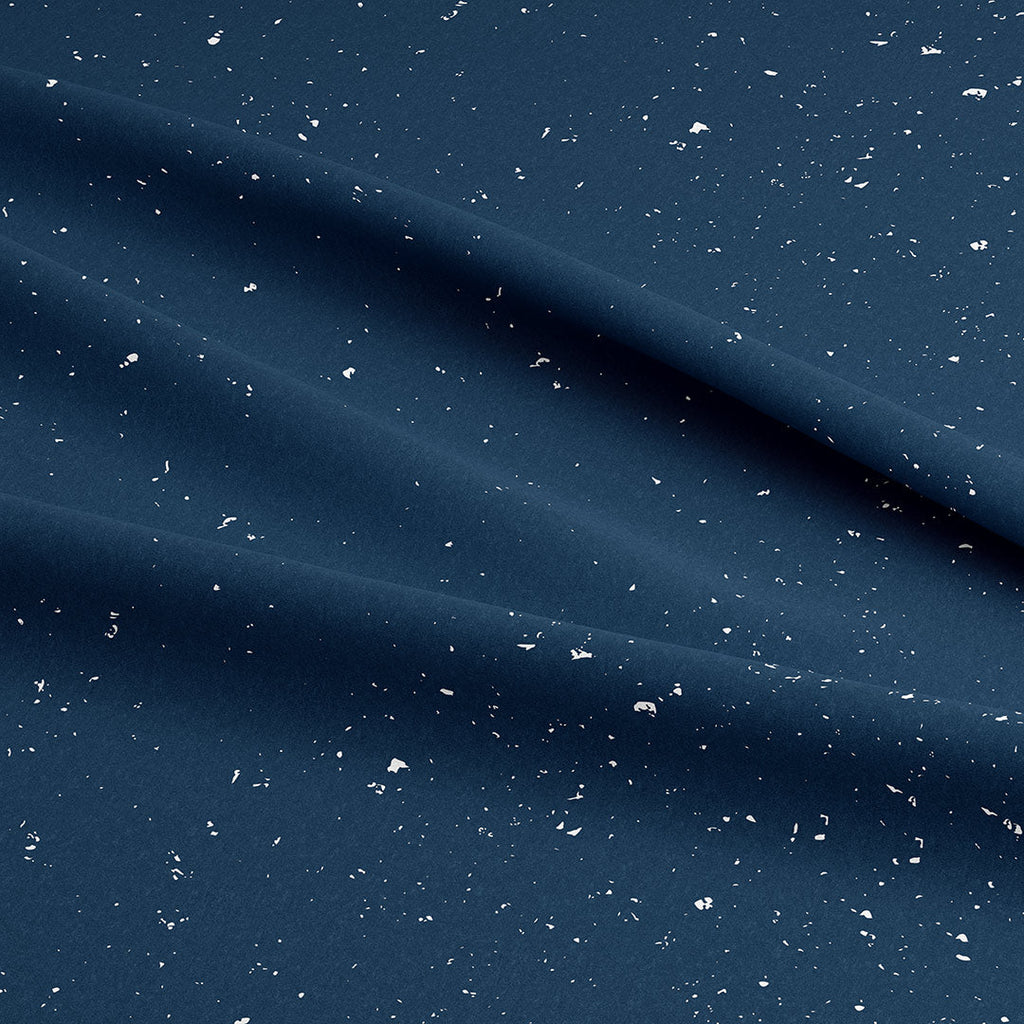 Dots On Navy Fabric