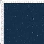 Dots On Navy Fabric