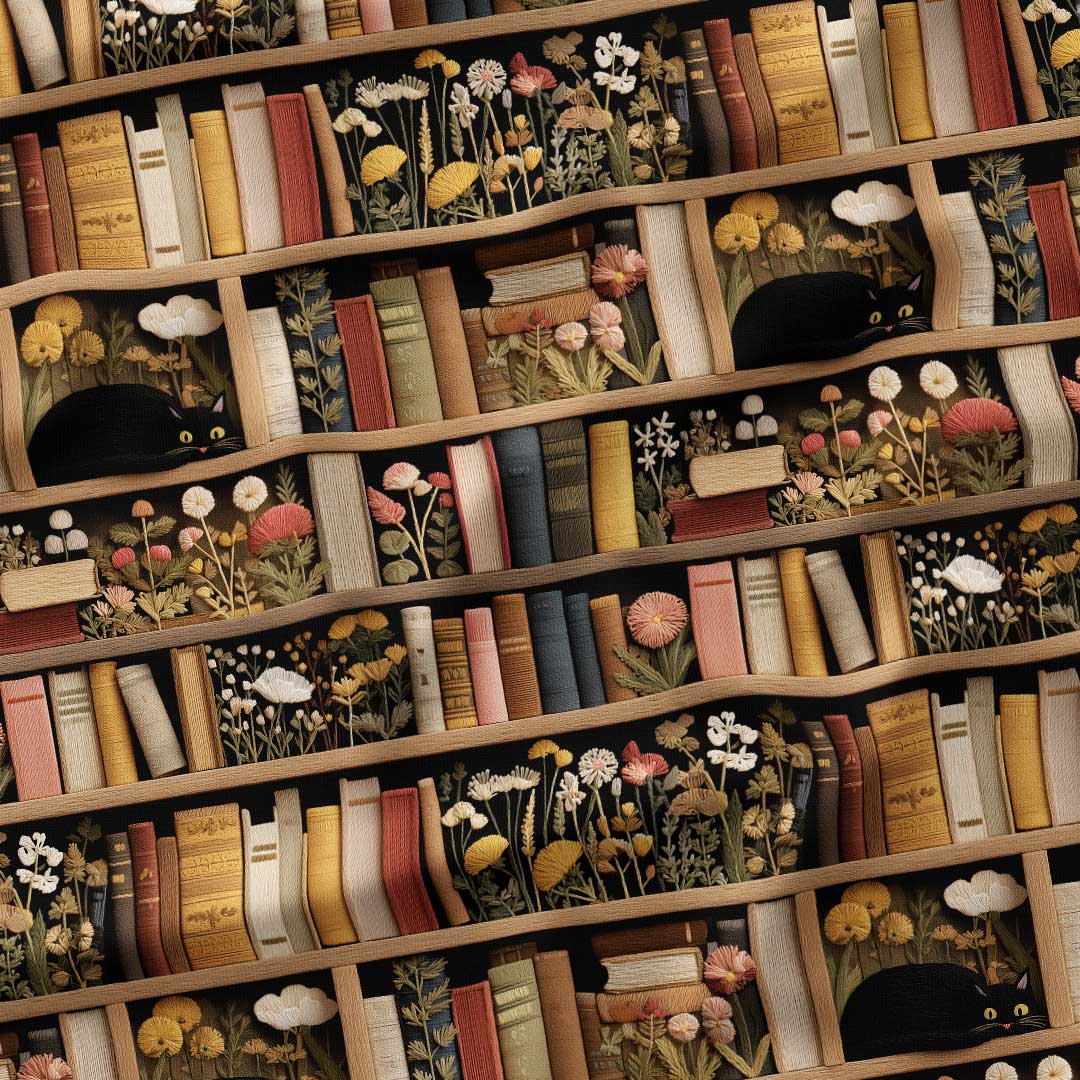 Wildflower Books Fabric