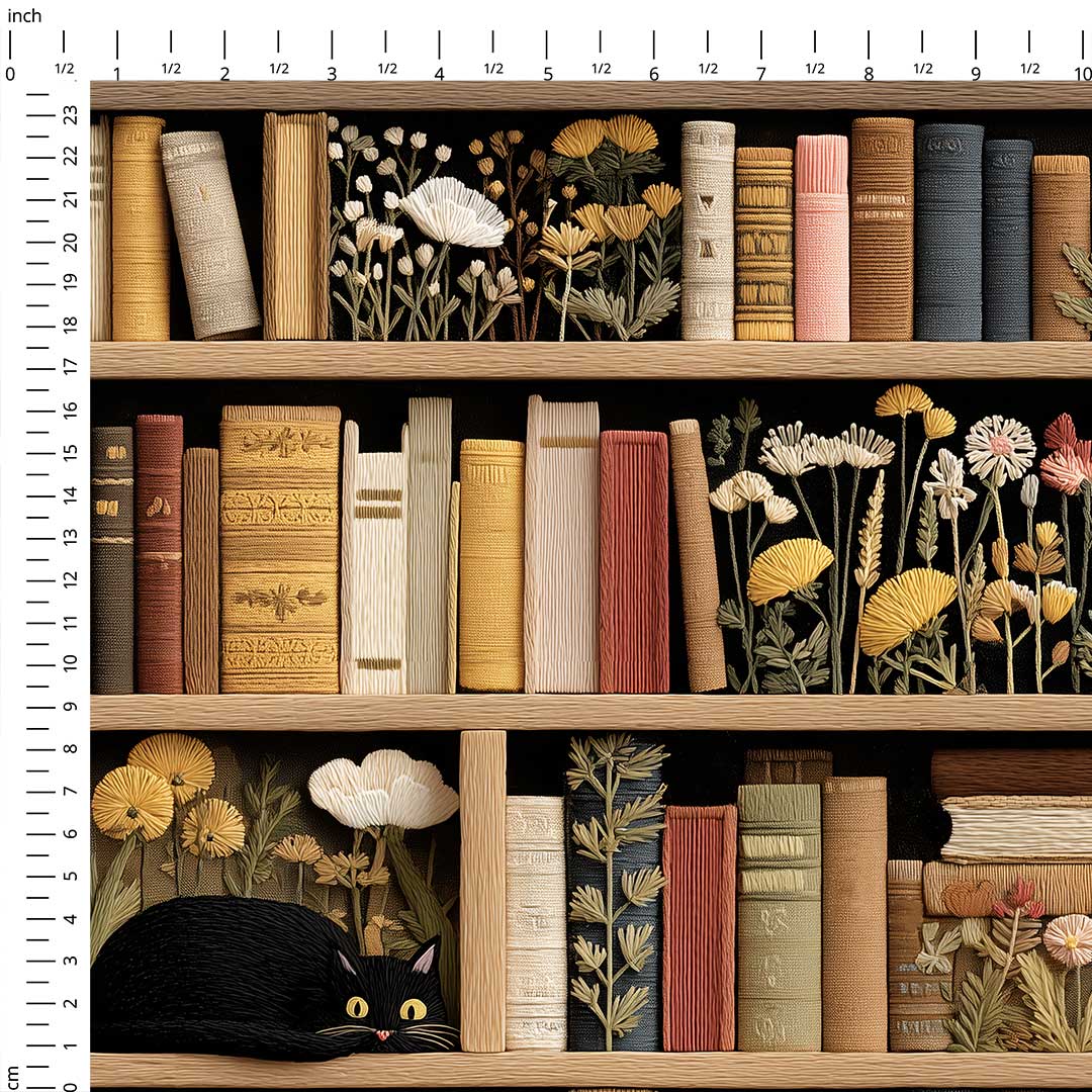 Wildflower Books Fabric