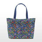 Wildflower Navy Fabric