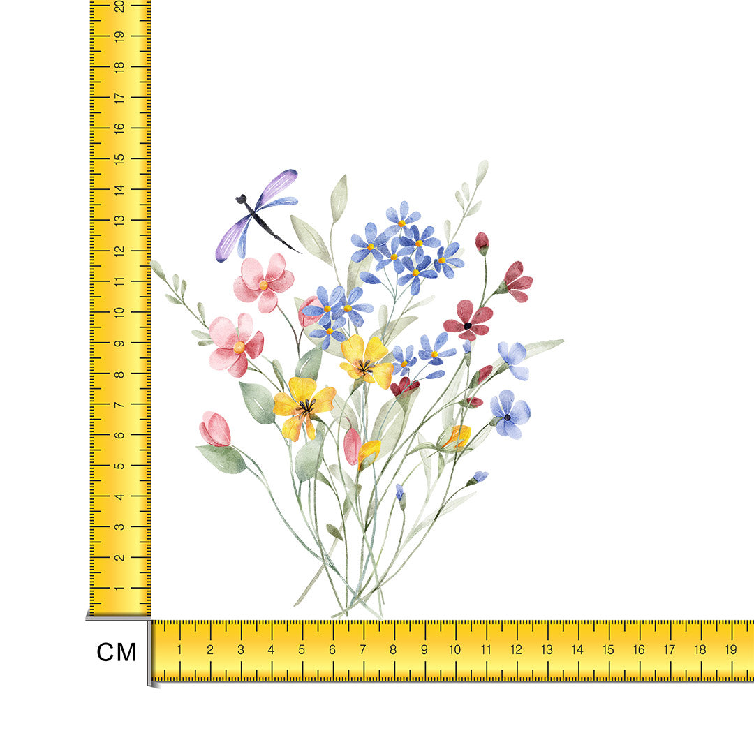 Wildflowers Iron on Fabric Heat Transfer DTF-240