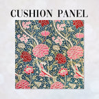 CUSHION Fabric Panel William Morris Pink Flowers