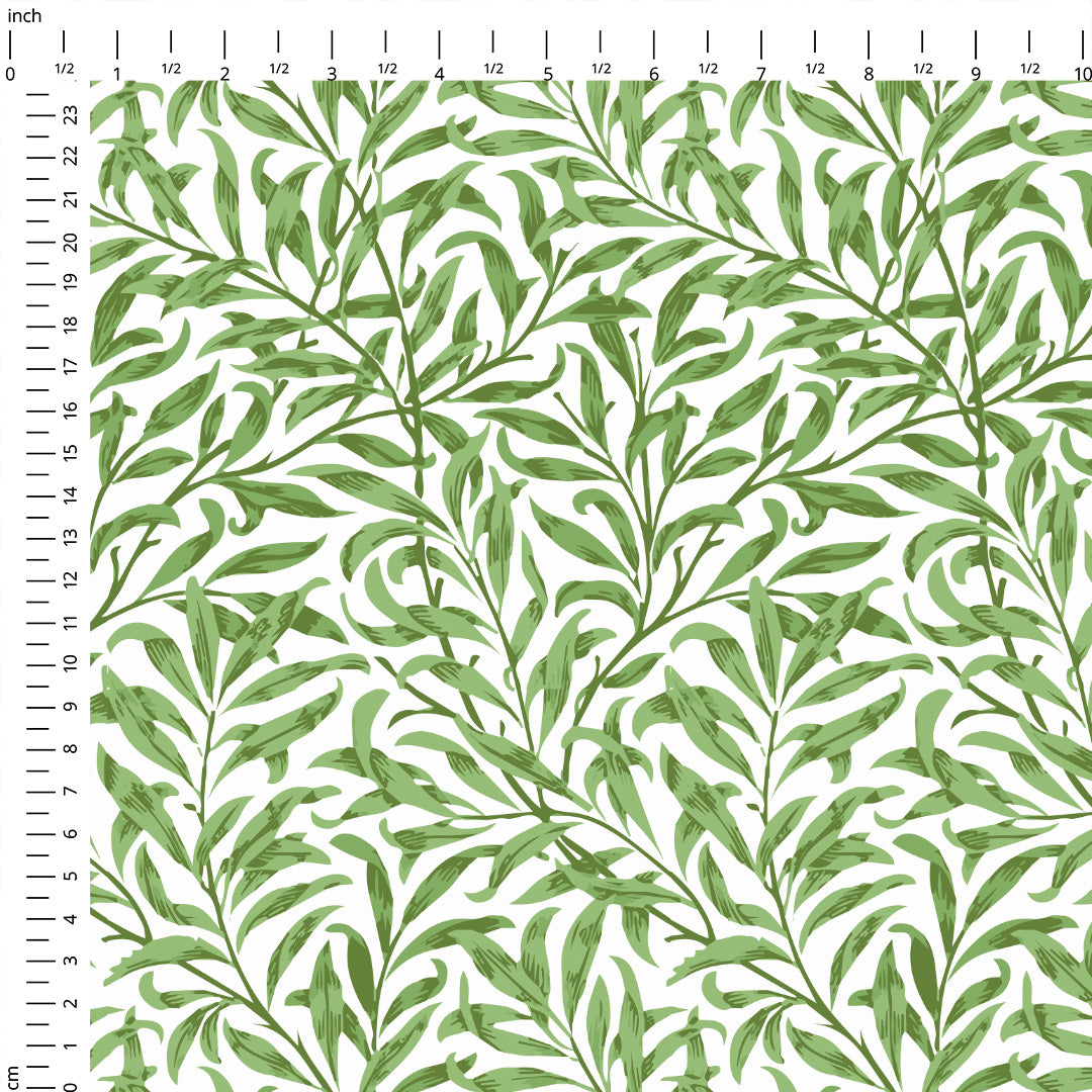 Whimsical Willow Green Fabric