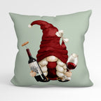 CUSHION Fabric Panel Wine Gnomes