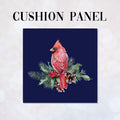CUSHION Panel Winter Cardinal Navy CP-831