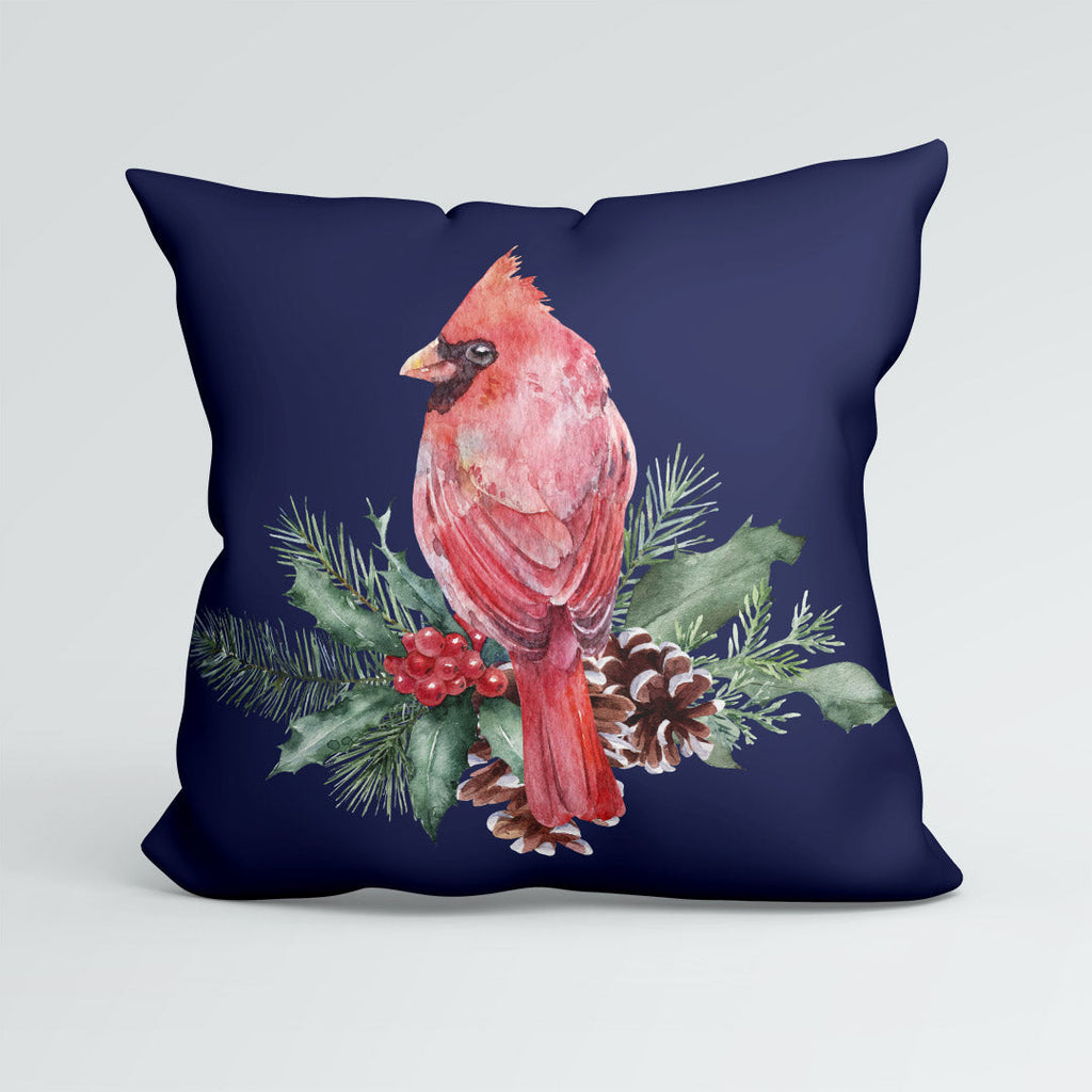 CUSHION Panel Winter Cardinal Navy CP-831