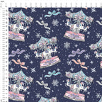 Winter Carousel Fabric