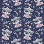 Winter Carousel Fabric