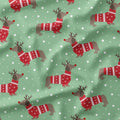 Winter Dachshund Fabric
