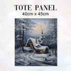 TOTE Winter Evening Fabric Bag Panel
