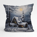 CUSHION Fabric Panel Winter Evening