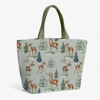 Winter Forest Deer Fabric