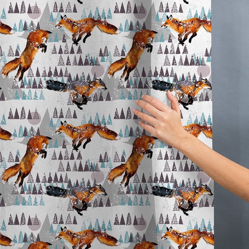 Winter Foxes Fabric