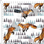 Winter Foxes Fabric