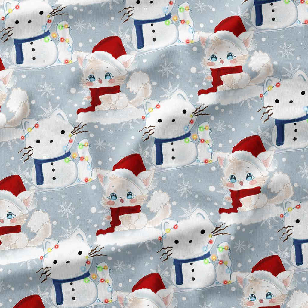 Winter Kitties Fabric