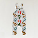 Winter Mittens Grey Fabric