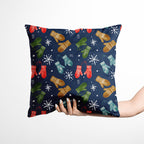 Winter Mittens Navy Fabric