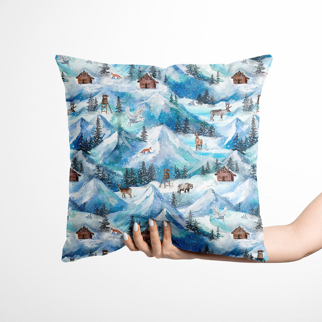 Winter Mountains Fabric
