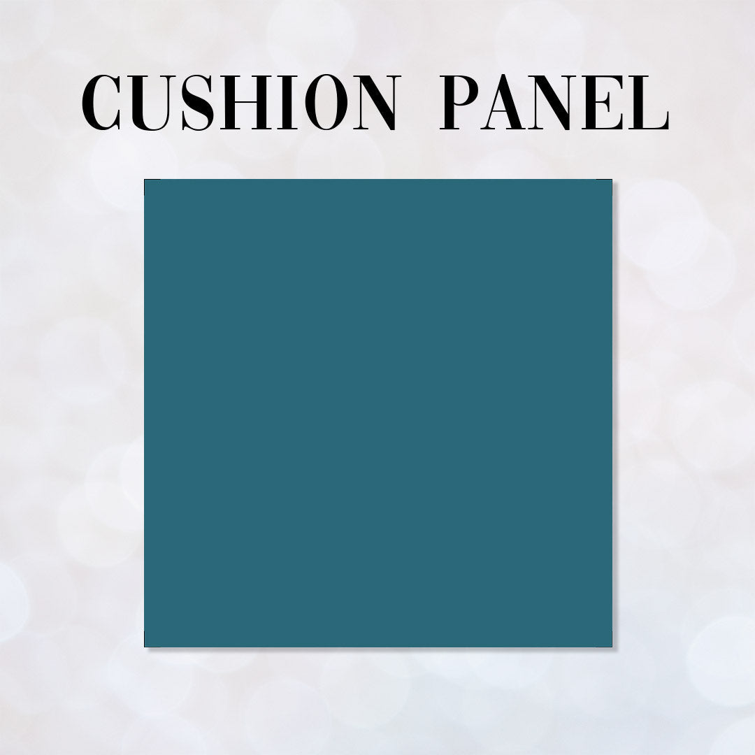 CUSHION Panel Winter Owl Teal CO-ORD CP-836
