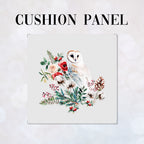 CUSHION Panel Winter Owl Grey CP-750
