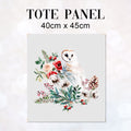 TOTE Panel Winter Owl Grey TP-846