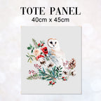 TOTE Panel Winter Owl Grey TP-846