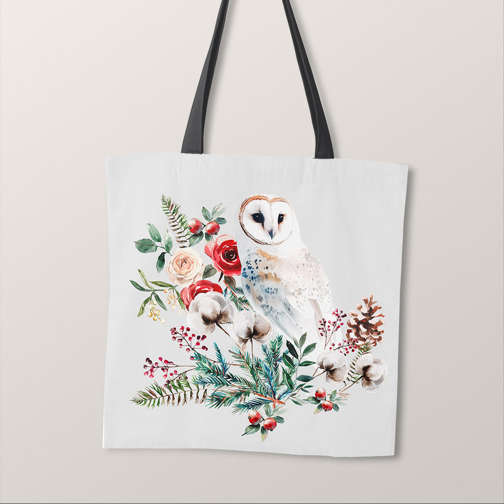 TOTE Panel Winter Owl Grey TP-846