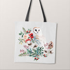 TOTE Panel Winter Owl Grey TP-846
