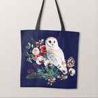 TOTE Panel Winter Owl Navy TP-844