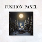 CUSHION Fabric Panel Winter Polar Bear